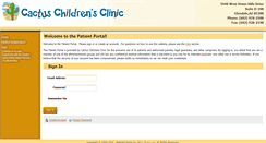 Desktop Screenshot of portal.cactuschildrens.com
